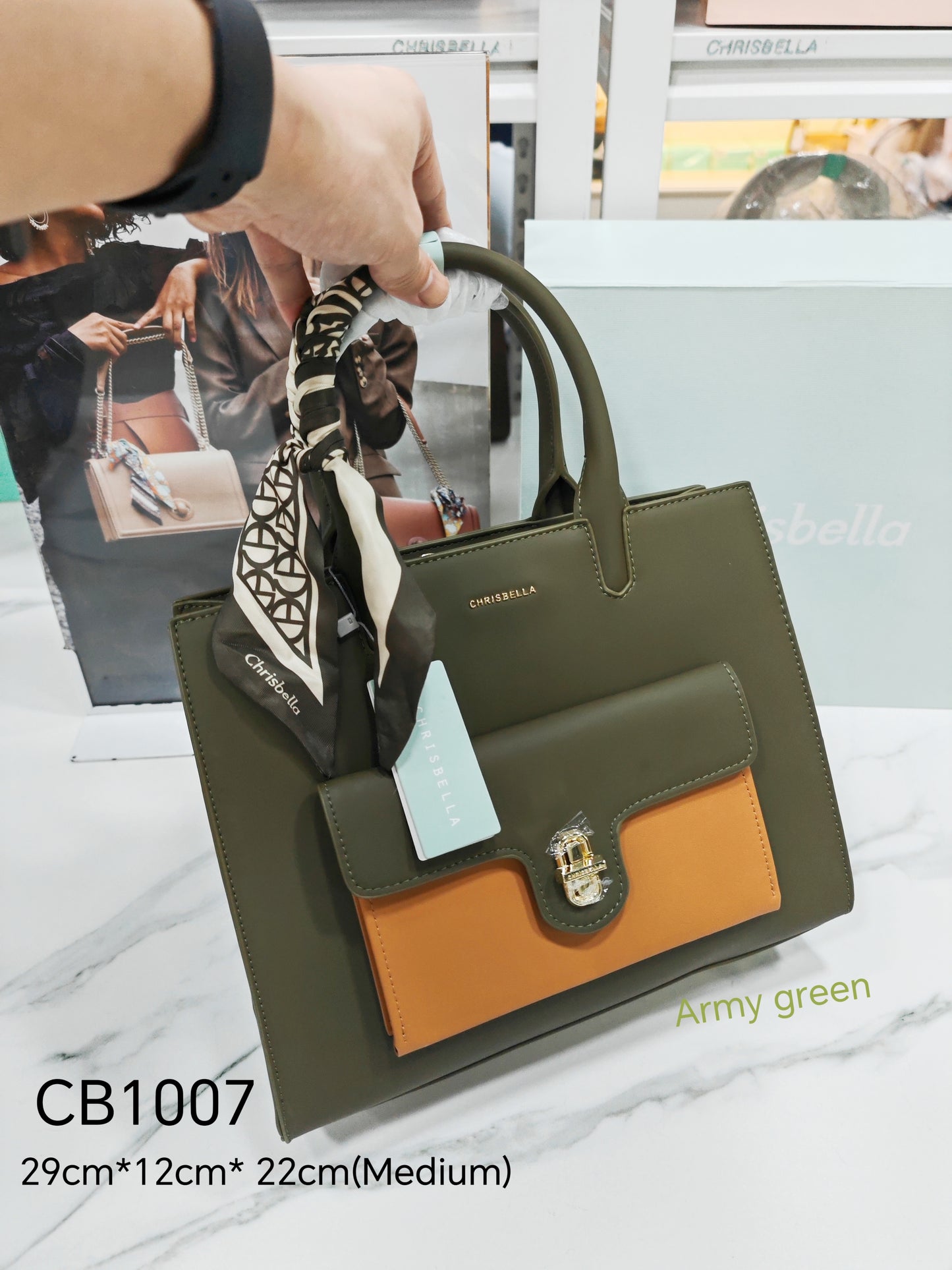 Chrisbella CB1007 (B) Quality Fashion Bag
