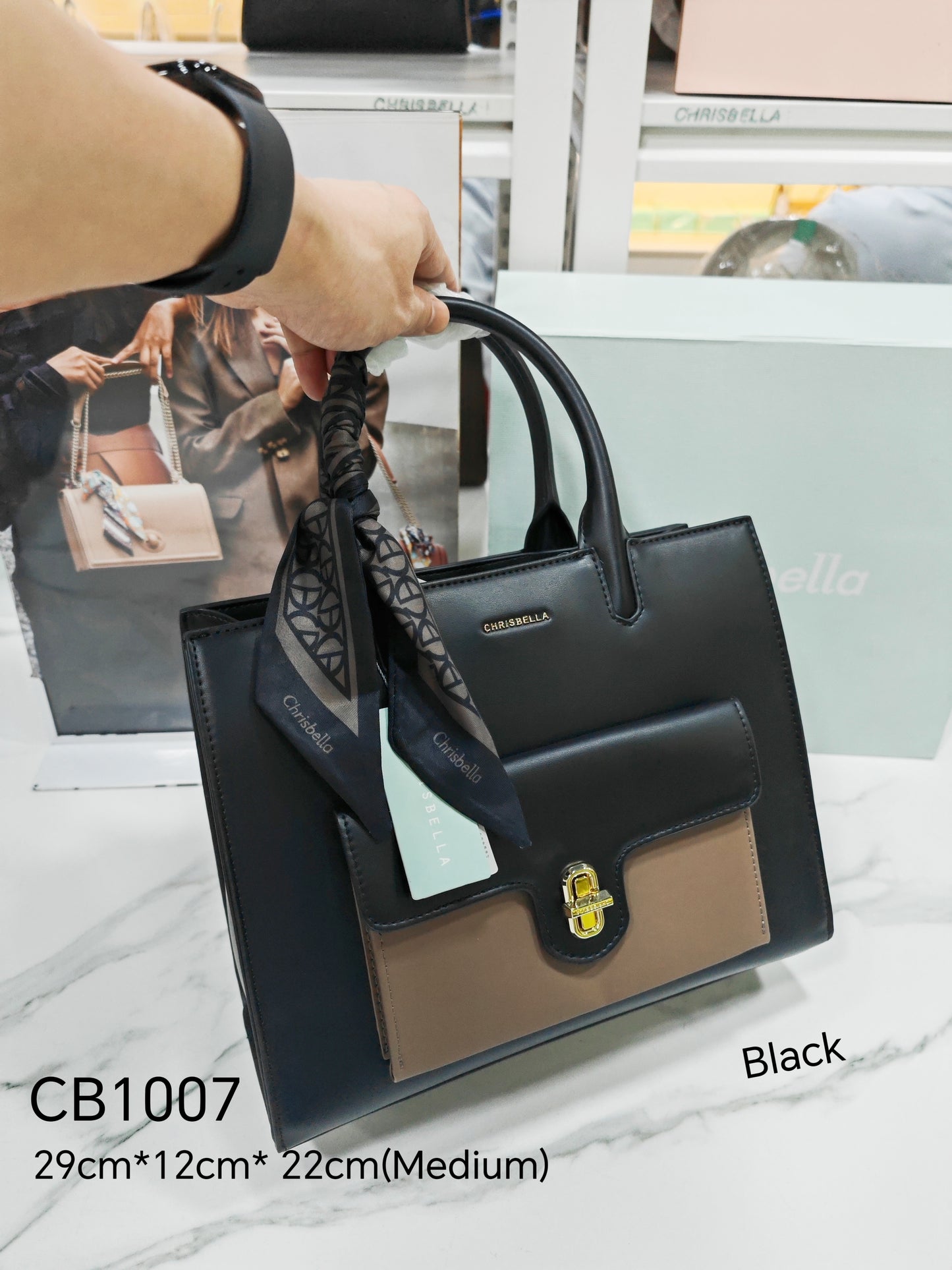 Chrisbella CB1007 (B) Quality Fashion Bag